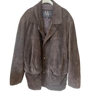 NewYork Leather Suede Jacket XL Brown Heritage Cowboy Yellowstone Limited Edit